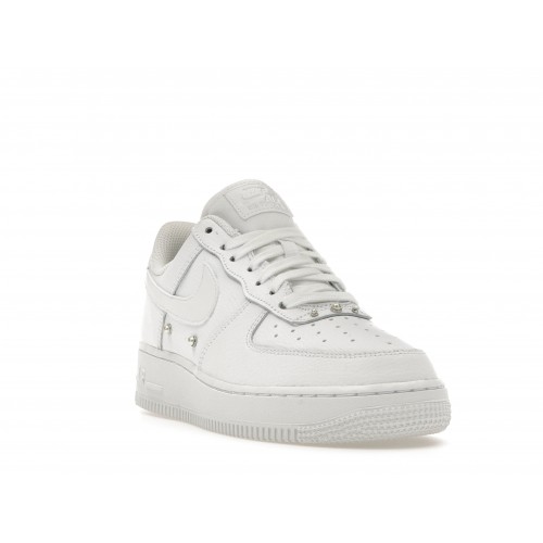 Кроссы Nike Air Force 1 Low 07 SE Pearl White (W) - женская сетка размеров