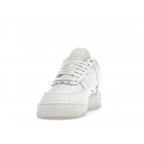 Кроссы Nike Air Force 1 Low 07 SE Pearl White (W) - женская сетка размеров