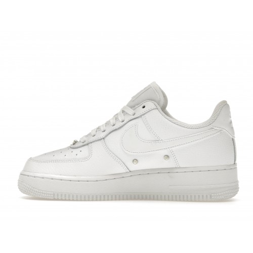 Кроссы Nike Air Force 1 Low 07 SE Pearl White (W) - женская сетка размеров