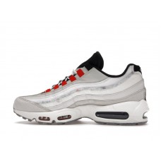Nike Air Max 95 Light Bone Habanero Red