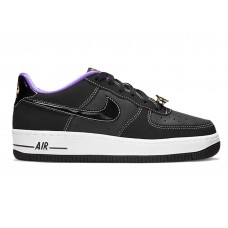 Подростковые кроссовки Nike Air Force 1 Low 07 LV8 World Champ Black Purple (GS)