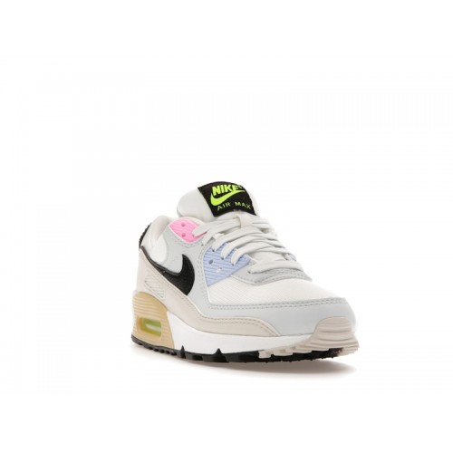 Кроссы Nike Air Max 90 Multi-Color Pastel (W) - женская сетка размеров