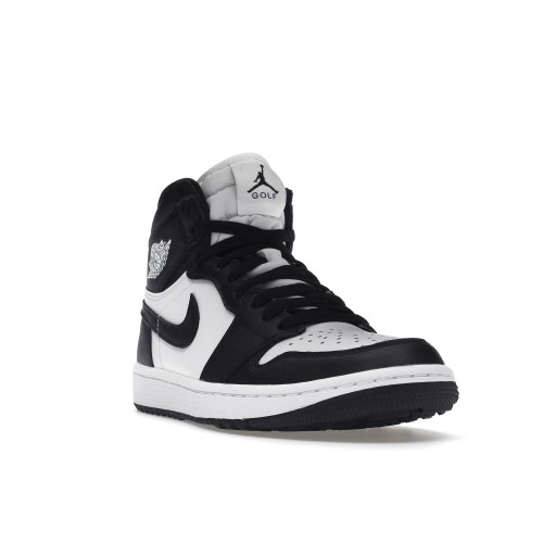 Кроссы Jordan 1 Retro High Golf Black White - мужская сетка размеров