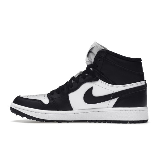 Кроссы Jordan 1 Retro High Golf Black White - мужская сетка размеров