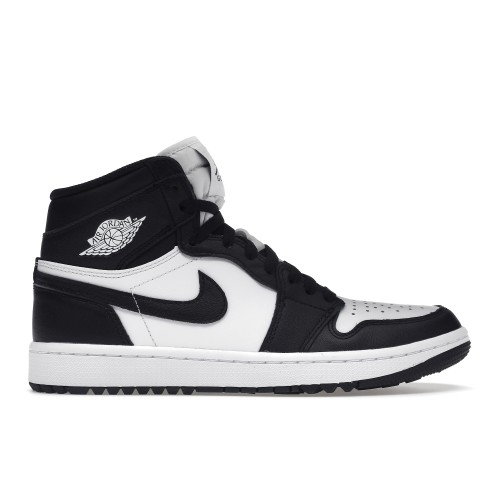 Кроссы Jordan 1 Retro High Golf Black White - мужская сетка размеров