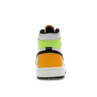 Jordan 1 Retro High Golf White University Gold Volt Black