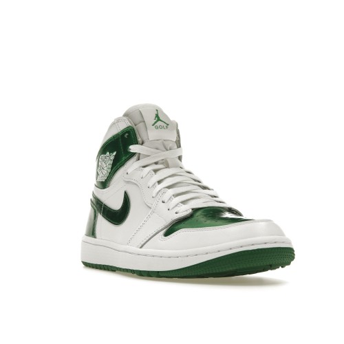 Кроссы Jordan 1 Retro High Golf Metallic Green - мужская сетка размеров