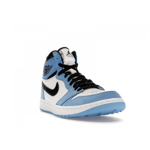 Кроссы Jordan 1 Retro High Golf University Blue - мужская сетка размеров
