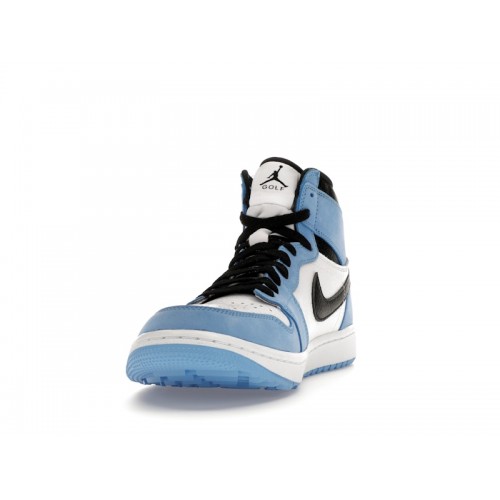Кроссы Jordan 1 Retro High Golf University Blue - мужская сетка размеров