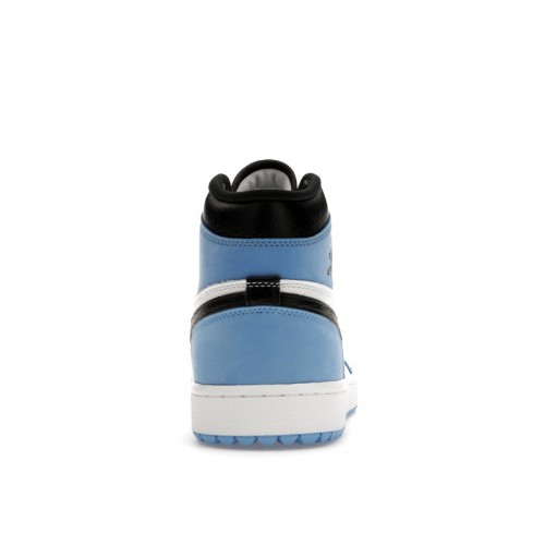 Кроссы Jordan 1 Retro High Golf University Blue - мужская сетка размеров