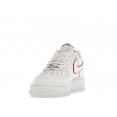 Кроссовки Nike Air Force 1 Low Just Do It White Noble Green Metallic Silver University Red