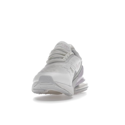 Кроссы Nike Air Max 270 Summit White Regal Pink (W) - женская сетка размеров