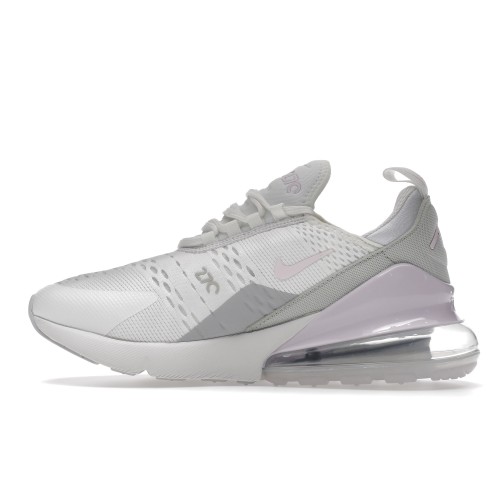 Кроссы Nike Air Max 270 Summit White Regal Pink (W) - женская сетка размеров