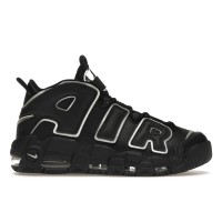 Женские кроссовки Nike Air More Uptempo Black Silver (W)