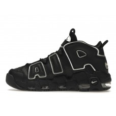 Женские кроссовки Nike Air More Uptempo Black Silver (W)