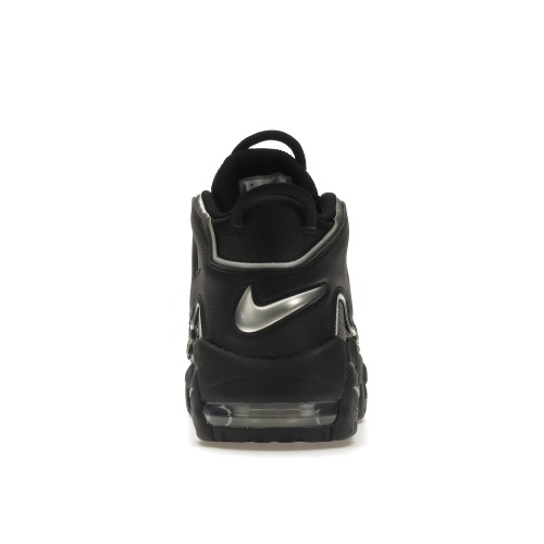 Кроссы Nike Air More Uptempo Black Silver (W) - женская сетка размеров