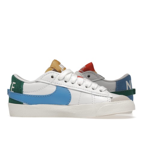 Кроссы Nike Blazer Low 77 Jumbo Mismatch (W) - женская сетка размеров