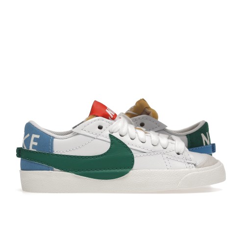 Кроссы Nike Blazer Low 77 Jumbo Mismatch (W) - женская сетка размеров
