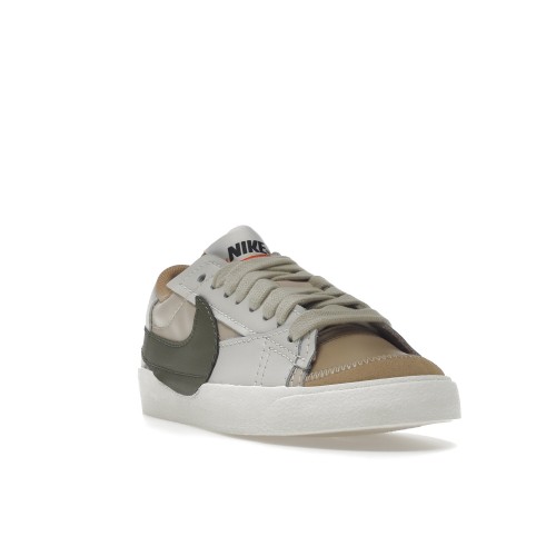 Кроссы Nike Blazer Low 77 Jumbo Sanddrift Medium Olive (W) - женская сетка размеров