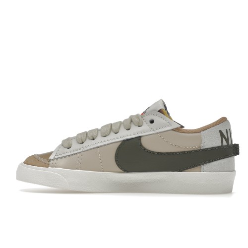 Кроссы Nike Blazer Low 77 Jumbo Sanddrift Medium Olive (W) - женская сетка размеров