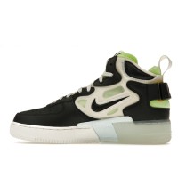 Кроссовки Nike Air Force 1 React Mid Black Sail Ghost Green