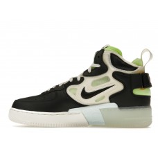 Кроссовки Nike Air Force 1 React Mid Black Sail Ghost Green