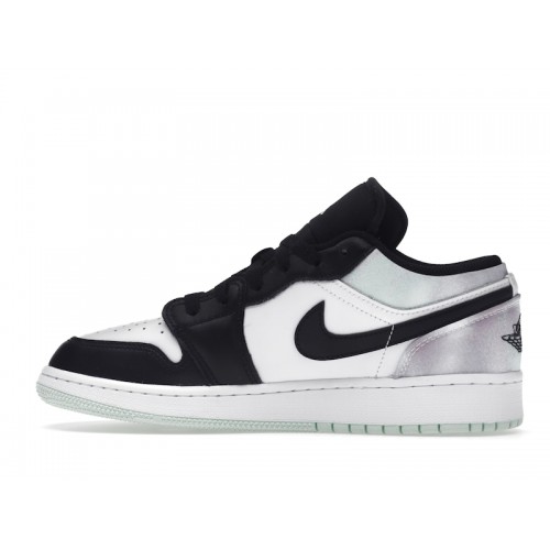 Кроссы Jordan 1 Low Easter Pastel Tie-Dye (GS) - подростковая сетка размеров