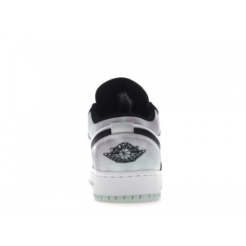 Кроссы Jordan 1 Low Easter Pastel Tie-Dye (GS) - подростковая сетка размеров