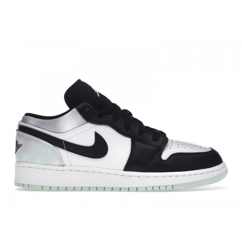 Кроссы Jordan 1 Low Easter Pastel Tie-Dye (GS) - подростковая сетка размеров