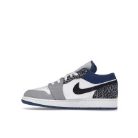 Подростковые Jordan 1 Low SE True Blue (GS)