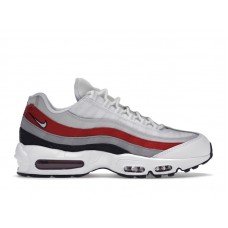 Кроссовки Nike Air Max 95 White Varsity Red Particle Gray