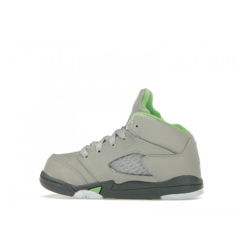 Air Jordan 5 Retro TD Green Bean 2022 - детская сетка размеров
