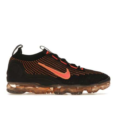 Кроссы Nike Air VaporMax 2021 FK Black Bright Crimson - мужская сетка размеров