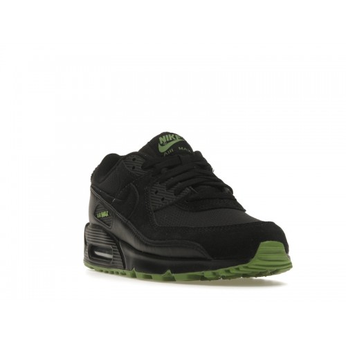 Кроссы Nike Air Max 90 Black Chlorophyll - мужская сетка размеров