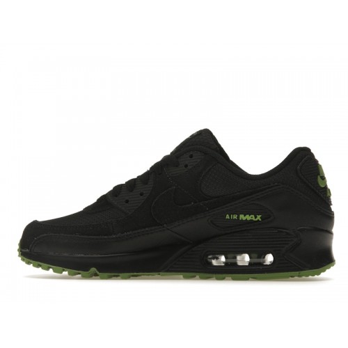 Кроссы Nike Air Max 90 Black Chlorophyll - мужская сетка размеров