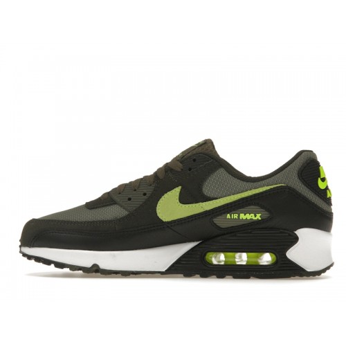 Кроссы Nike Air Max 90 Medium Olive Sequoia - мужская сетка размеров