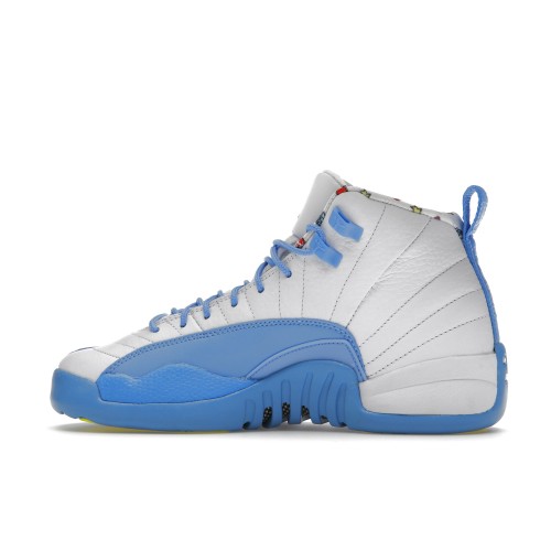 Кроссы Jordan 12 Retro Emoji (GS) - подростковая сетка размеров