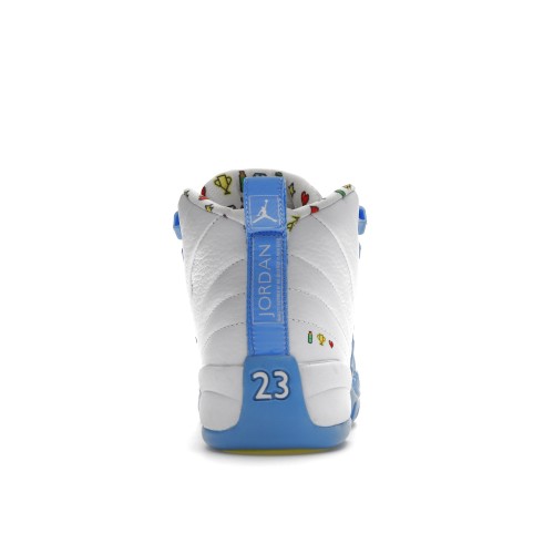 Кроссы Jordan 12 Retro Emoji (GS) - подростковая сетка размеров