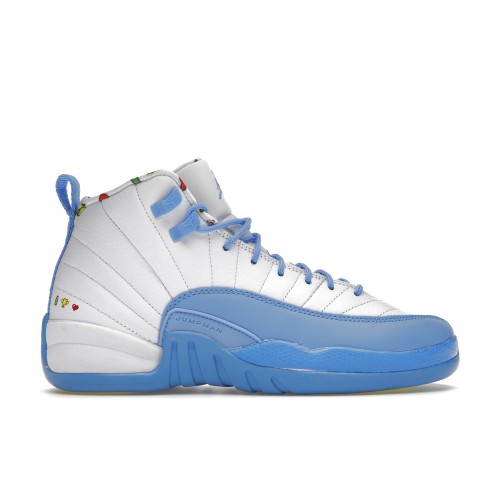 Кроссы Jordan 12 Retro Emoji (GS) - подростковая сетка размеров