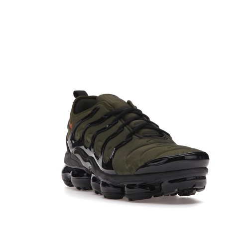 Кроссы Nike Air VaporMax Plus Rough Green Dark Russet - мужская сетка размеров