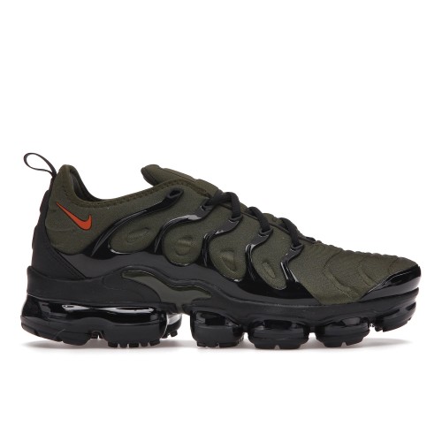 Кроссы Nike Air VaporMax Plus Rough Green Dark Russet - мужская сетка размеров