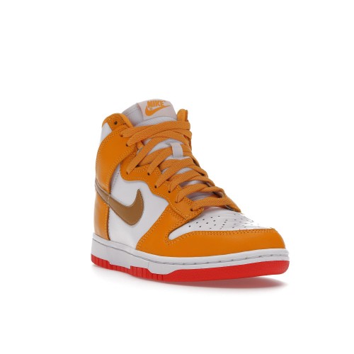 Кроссы Nike Dunk High University Gold (W) - женская сетка размеров