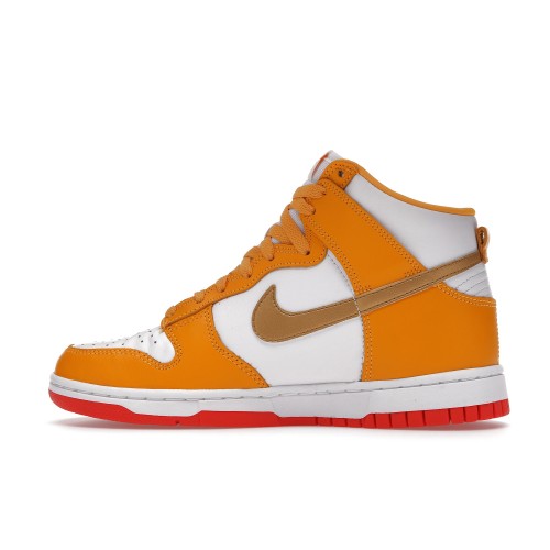 Кроссы Nike Dunk High University Gold (W) - женская сетка размеров