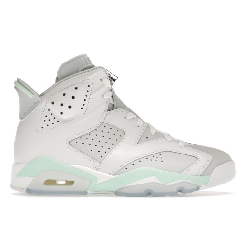Кроссы Jordan 6 Retro Mint Foam (W) - женская сетка размеров