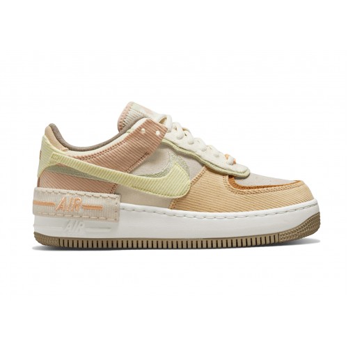 Кроссы Nike Air Force 1 Low Shadow Coconut Milk Coudroy (W) - женская сетка размеров