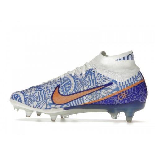 Nike Zoom Mercurial Superfly 9 Elite CR7 SG-Pro AC Azulejo - мужская сетка размеров