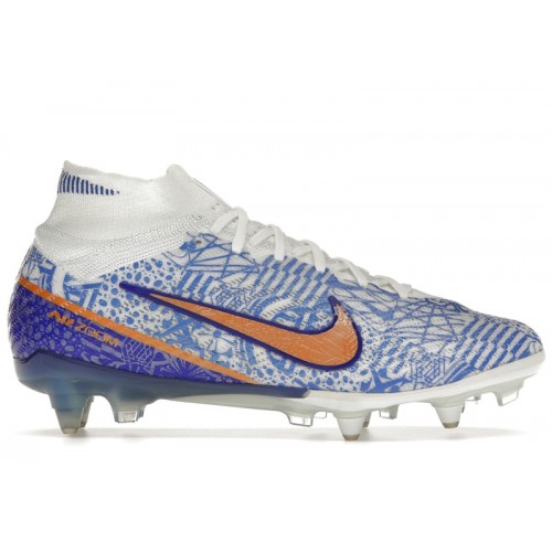 Nike Zoom Mercurial Superfly 9 Elite CR7 SG-Pro AC Azulejo - мужская сетка размеров