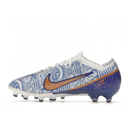 Nike Zoom Mercurial Vapor 15 Elite AG Pro CR7 Azulejo - мужская сетка размеров