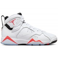 Подростковые кроссовки Jordan 7 Retro White Infrared (GS)