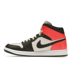 Женские Jordan 1 Mid Newsprint Light Orewood Brown (W)